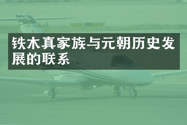 铁木真家族与元朝历史发展的联系