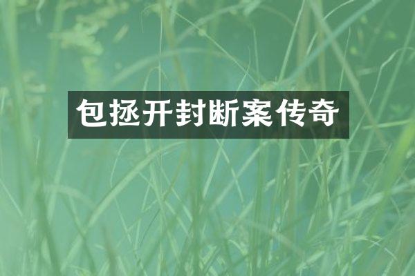 包拯开封断案传奇