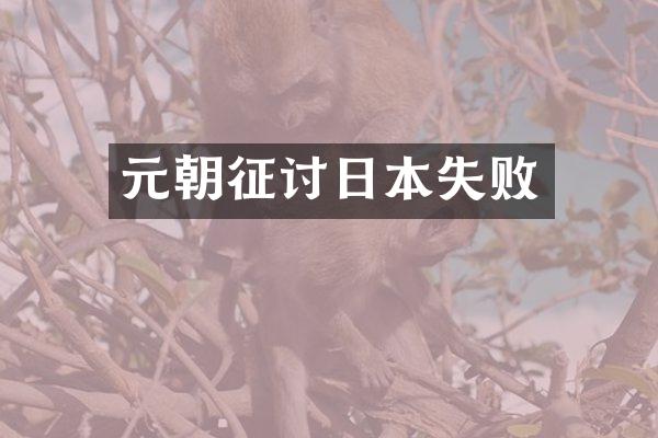 元朝征讨日本失败